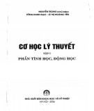 Ebook Cơ học lý thuyết (Tập I: Phần tĩnh học, động học) - Phần 1